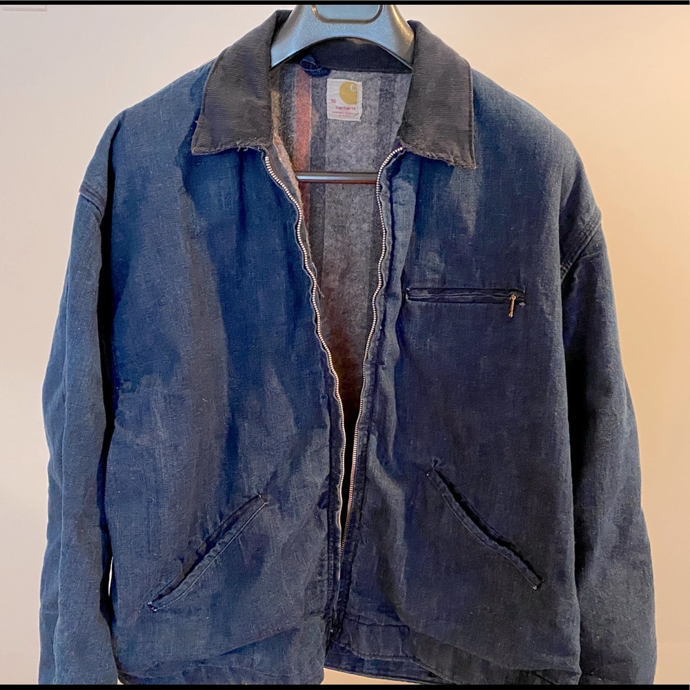 1970s CARHARTT DETROIT DENIM WORK JACKET